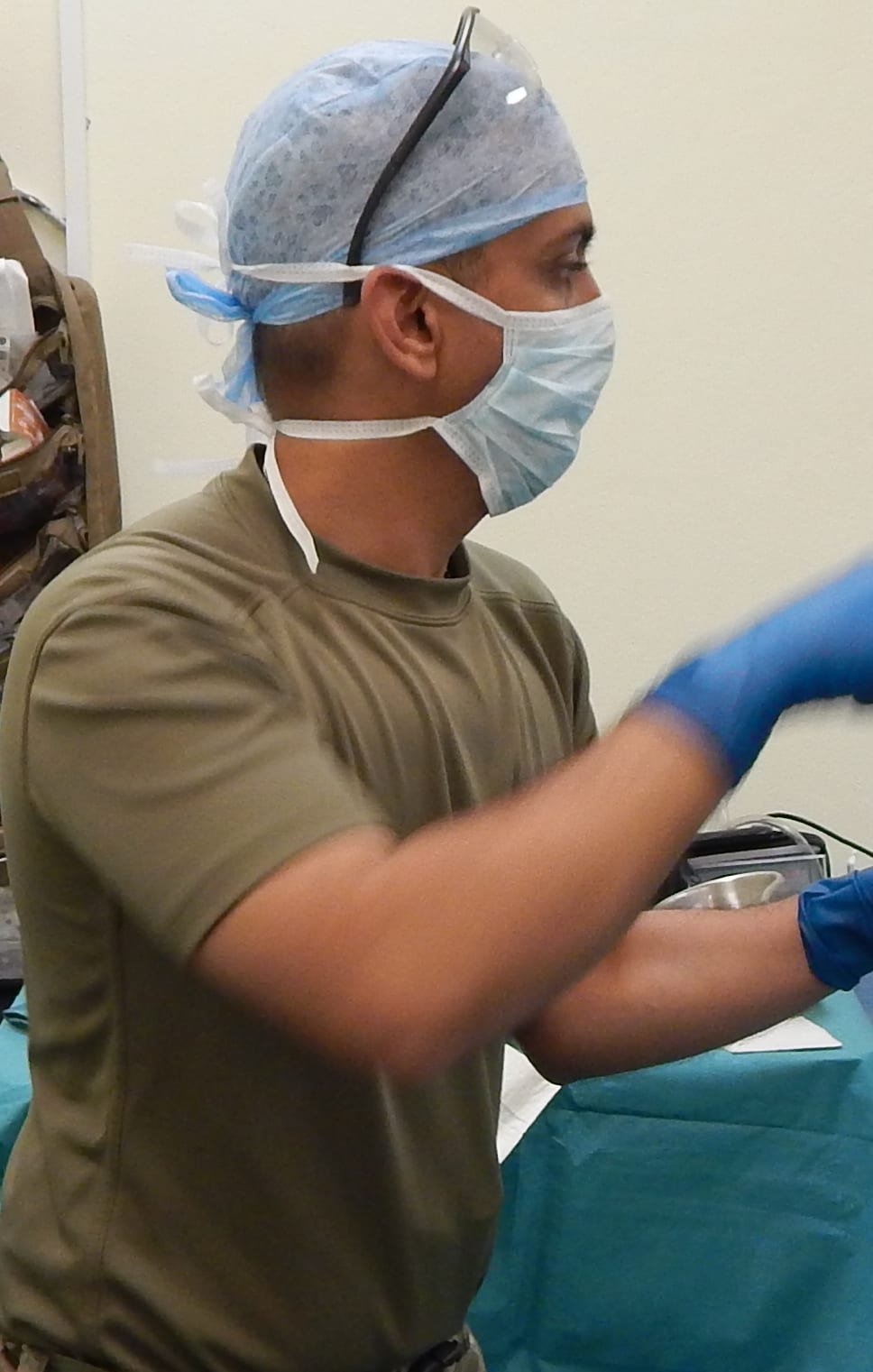 Professor Khan at work